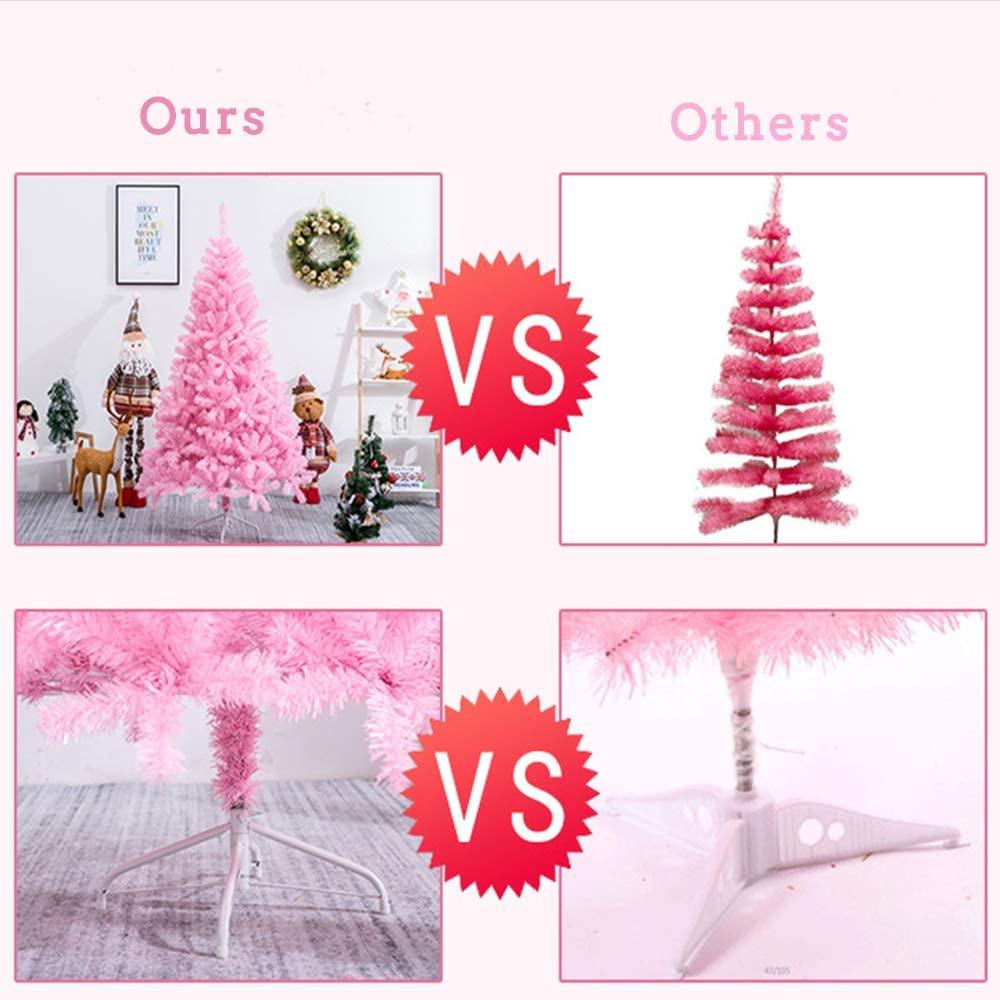 Pink Christmas Tree 6ft,5ft High Quality Artificial Xmas Tree