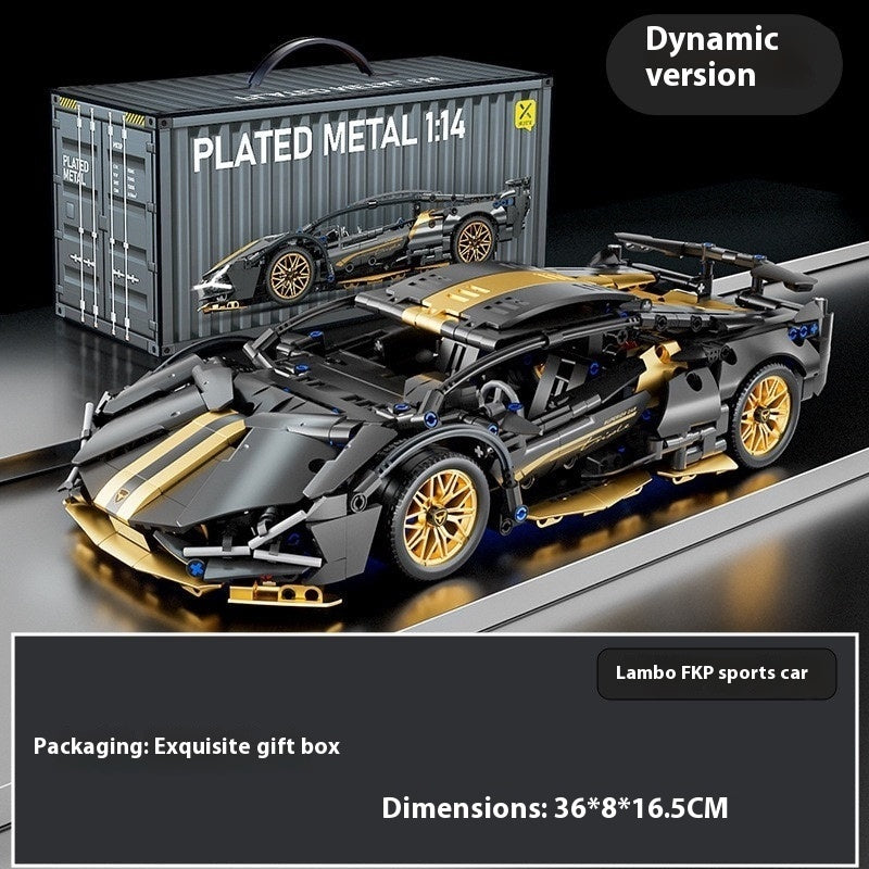 Building Blocks Remote Control Racing Model Assembled Toys, Perfect Choice for Home Decoration and Gifts, Christmas