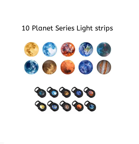 USB Direct Plug Planet Projector Lamp Halloween Christmas Atmosphere Lights Creative LED Night Light for Bedroom Background