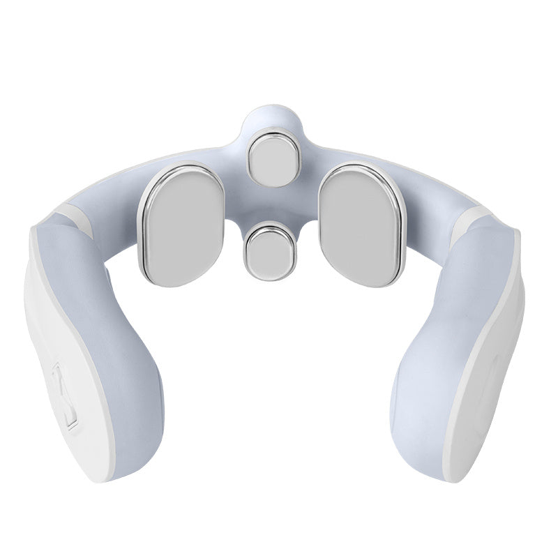 Intelligent Back Neck Massage Wireless Smart Sholder Cervical Massager Heating Relief  Pain Muscle Punch Beating Health