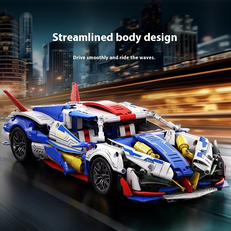 Building Blocks Remote Control Racing Model Assembled Toys, Perfect Choice for Home Decoration and Gifts, Christmas