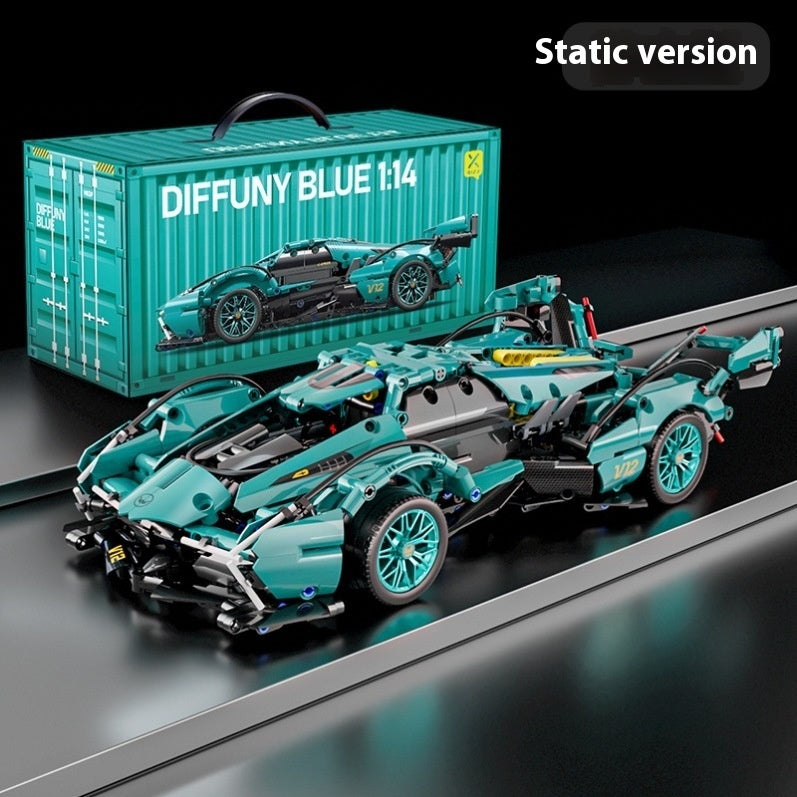 Building Blocks Remote Control Racing Model Assembled Toys, Perfect Choice for Home Decoration and Gifts, Christmas