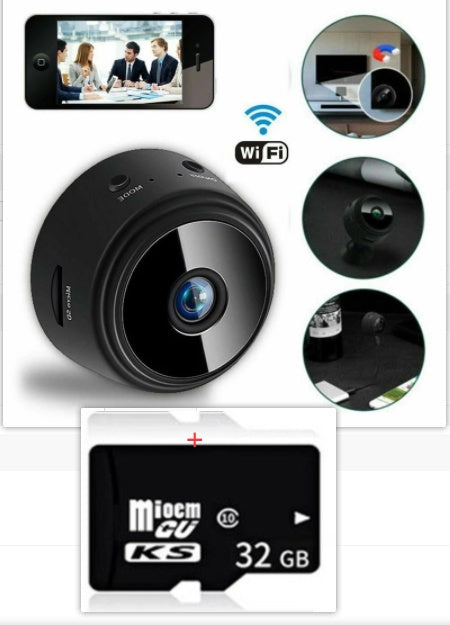 A9 WiFi Mini Camera Wireless Video Recorder Security Protection Camera Smart Home Monitoring Camera For Infants And Pets Magnetic Suction HD Smart Infrared Night Vision Home