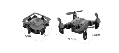 Mini folding drone for Children with Camera, Foldable, Voice & Gesture Control, Altitude Hold Function, Propeller Protection, RC Quadcopter, Gift for Boys & Girls from 8 Years
