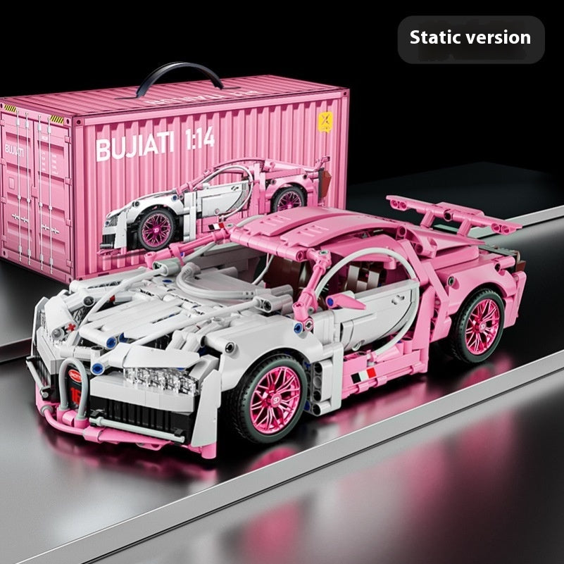 Building Blocks Remote Control Racing Model Assembled Toys, Perfect Choice for Home Decoration and Gifts, Christmas