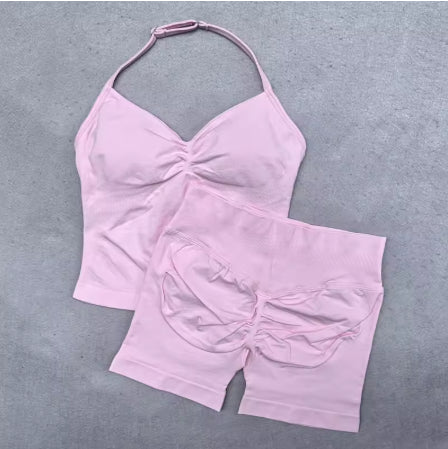 Adjustable Sports Strappy Top Women Backless Gym Top Built in Bra Yoga Clothing Sleeveless Shirts Workout Outfits Tank Top