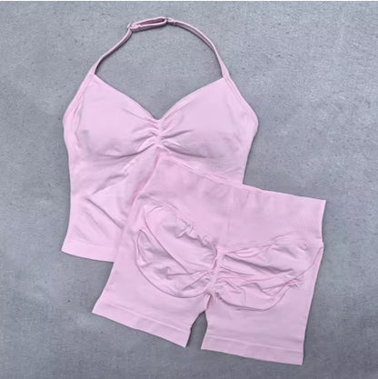 Adjustable Sports Strappy Top Women Backless Gym Top Built in Bra Yoga Clothing Sleeveless Shirts Workout Outfits Tank Top