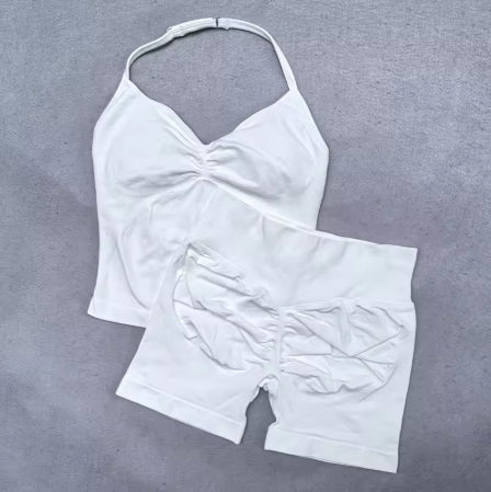 Adjustable Sports Strappy Top Women Backless Gym Top Built in Bra Yoga Clothing Sleeveless Shirts Workout Outfits Tank Top