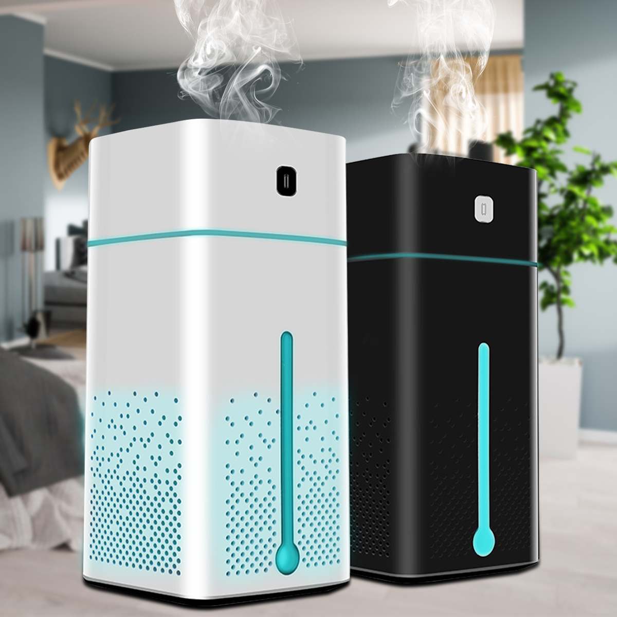 Air Purifier Humidifier for Bedroom, Living Room, Office and Children's Room, Nebuliser for Better Indoor