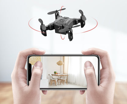 Mini folding drone for Children with Camera, Foldable, Voice & Gesture Control, Altitude Hold Function, Propeller Protection, RC Quadcopter, Gift for Boys & Girls from 8 Years
