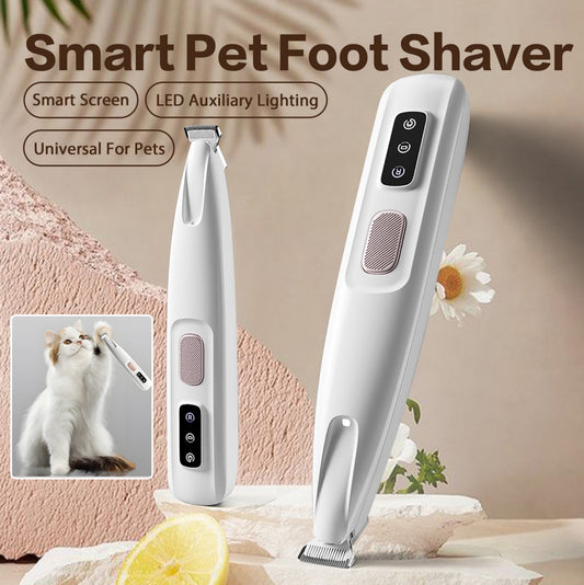 2026 New Pet Paw Trimmer 1Pack,Rechargeable Quiet Hair Trimmer For Pets,Professional Pet Grooming Kit - Cordless Waterproof  Clippers With LED For Precision Trimming,Ideal For Home Grooming Pet Hair