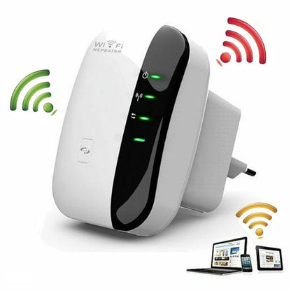 Wifi Repeater Wifi Signal Amplifier Wireless WiFi Extender and Access Point for Home, Single Band fast speed, LAN Port, Compatible with All Modem Routers Wifi