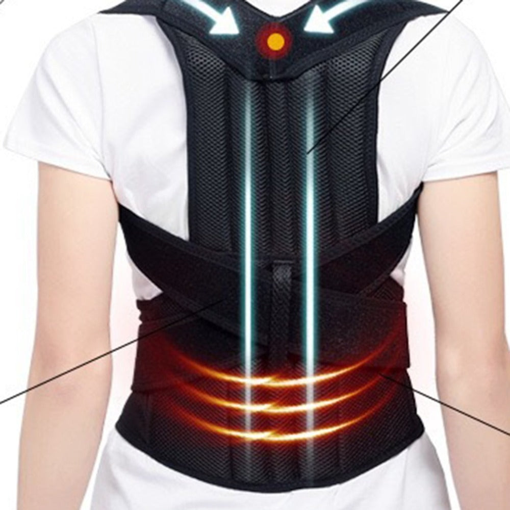 Spine Bending Posture Corrector for Men Women Adjustable Back Support Shoulder Brace Belt