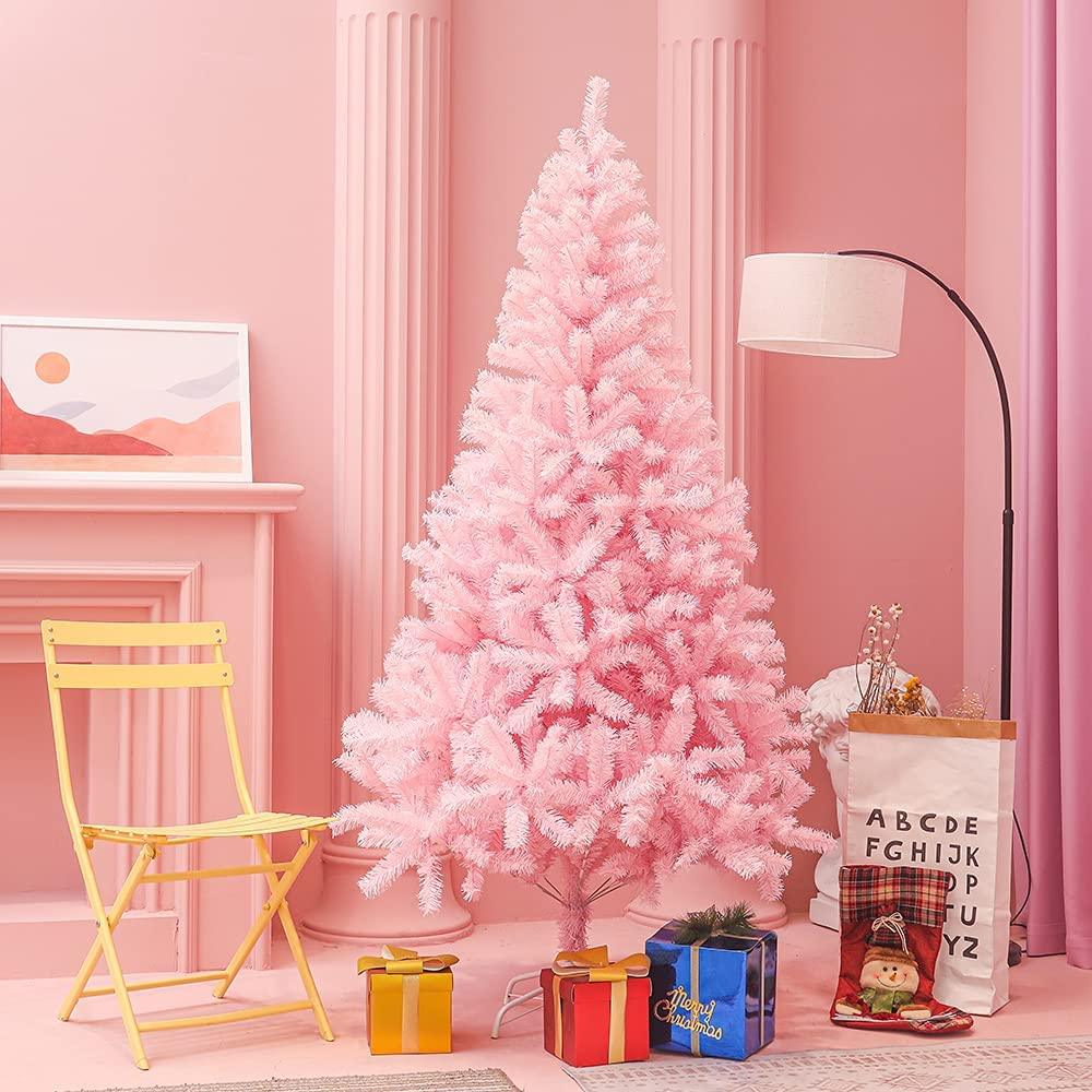 Pink Christmas Tree 6ft,5ft High Quality Artificial Xmas Tree