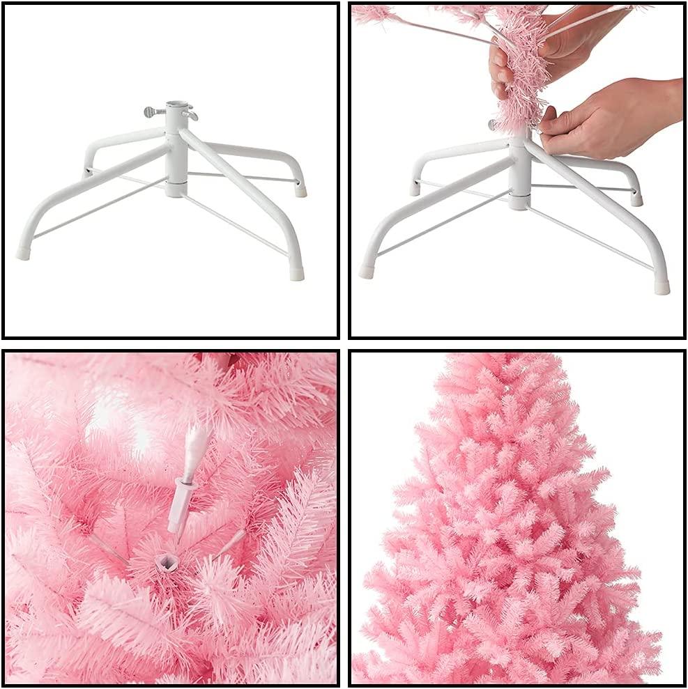 Pink Christmas Tree 6ft,5ft High Quality Artificial Xmas Tree