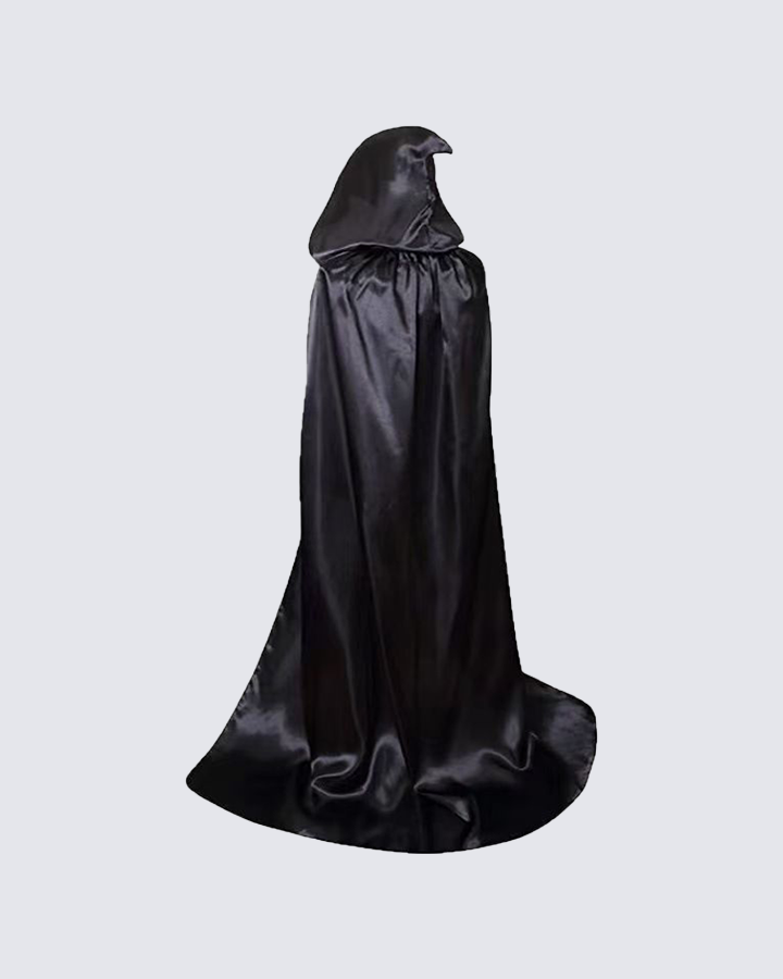 Black Hooded Cloak – Halloween