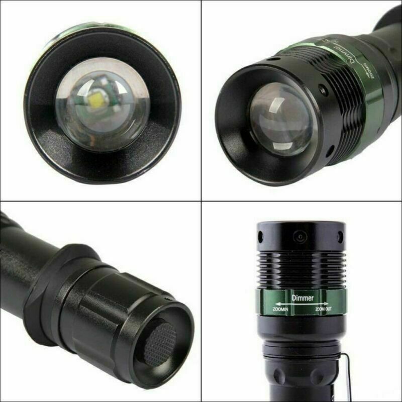 Super-Bright 90000LM LED Searchlight Handheld Spotlight Flashlight Rechargeable