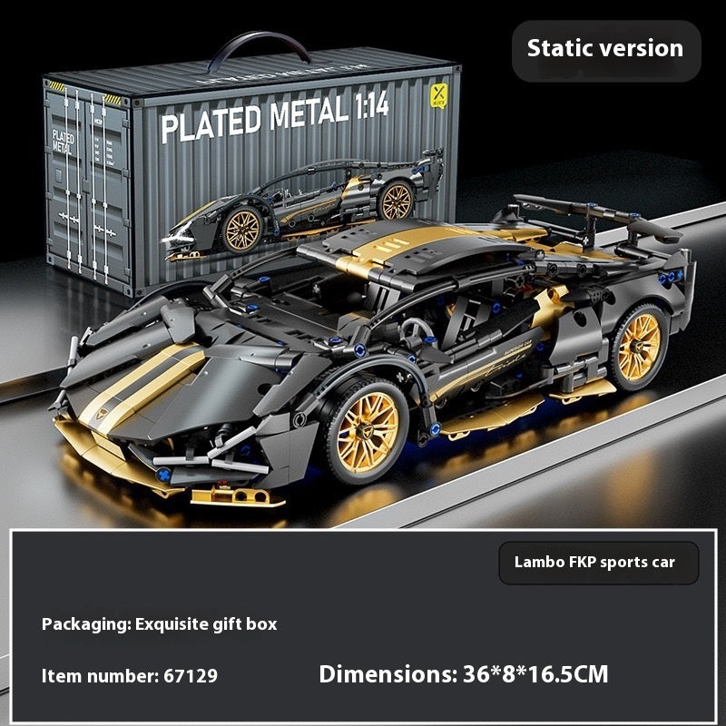 Building Blocks Remote Control Racing Model Assembled Toys, Perfect Choice for Home Decoration and Gifts, Christmas