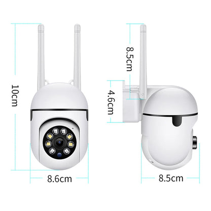 8MP Wifi IP Wireless Security Surveillance PTZ Camera 4X Zoom Cameras Tracking Two-way Audio HD Night Color Cam