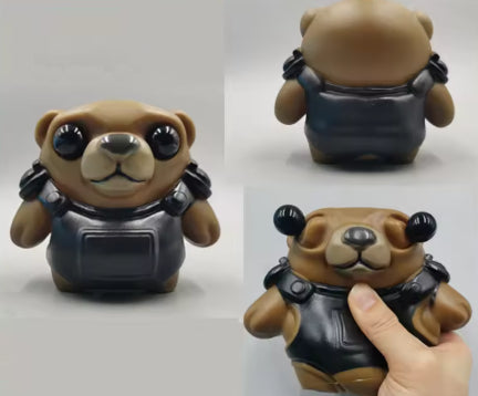 Valorant Game Doll Tactical Bear Squeeze Toy Flex Decompression Relaxation Model Action Stress Relax Children Toys Holiday Gifts