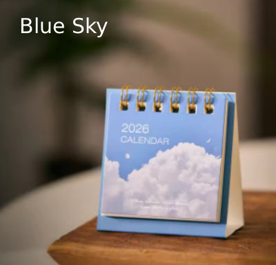 Mini 2026 Calendar Office School Supplies Calendar Desk Calendar monthly Planner Desk Accessories Decor Record Office Stationery