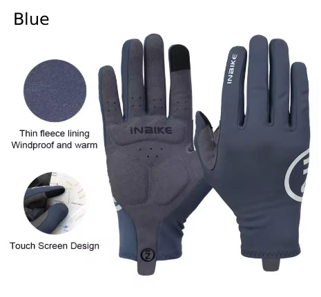 INBIKE Autumn Winter Thermal Bicycle Gloves Touch Screen Men Women MTB Road BikeGloves  Sports Fitness Outdoor Cycling Gloves