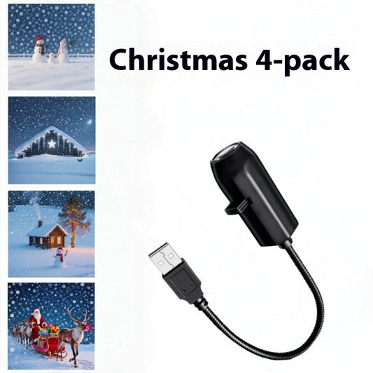 USB Direct Plug Planet Projector Lamp Halloween Christmas Atmosphere Lights Creative LED Night Light for Bedroom Background