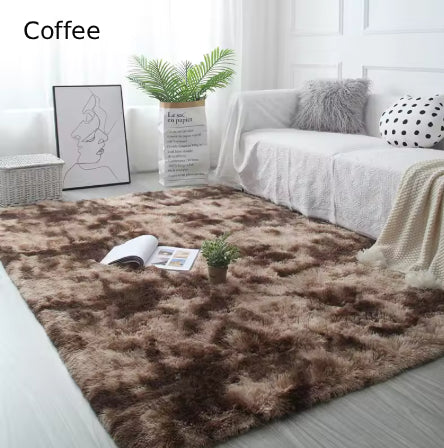 White Fluffy Hall Carpet Modern Living Room Bedroom Home Decor Large Mats Thickened Non-Slip Girl Children's Room Pink Furry Rug