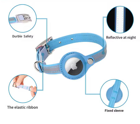 AirTag Small Pet Dog Cat Friendly Collar