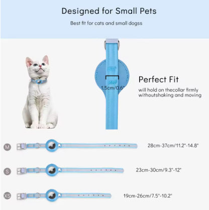 AirTag Small Pet Dog Cat Friendly Collar