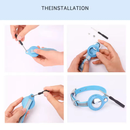 AirTag Small Pet Dog Cat Friendly Collar