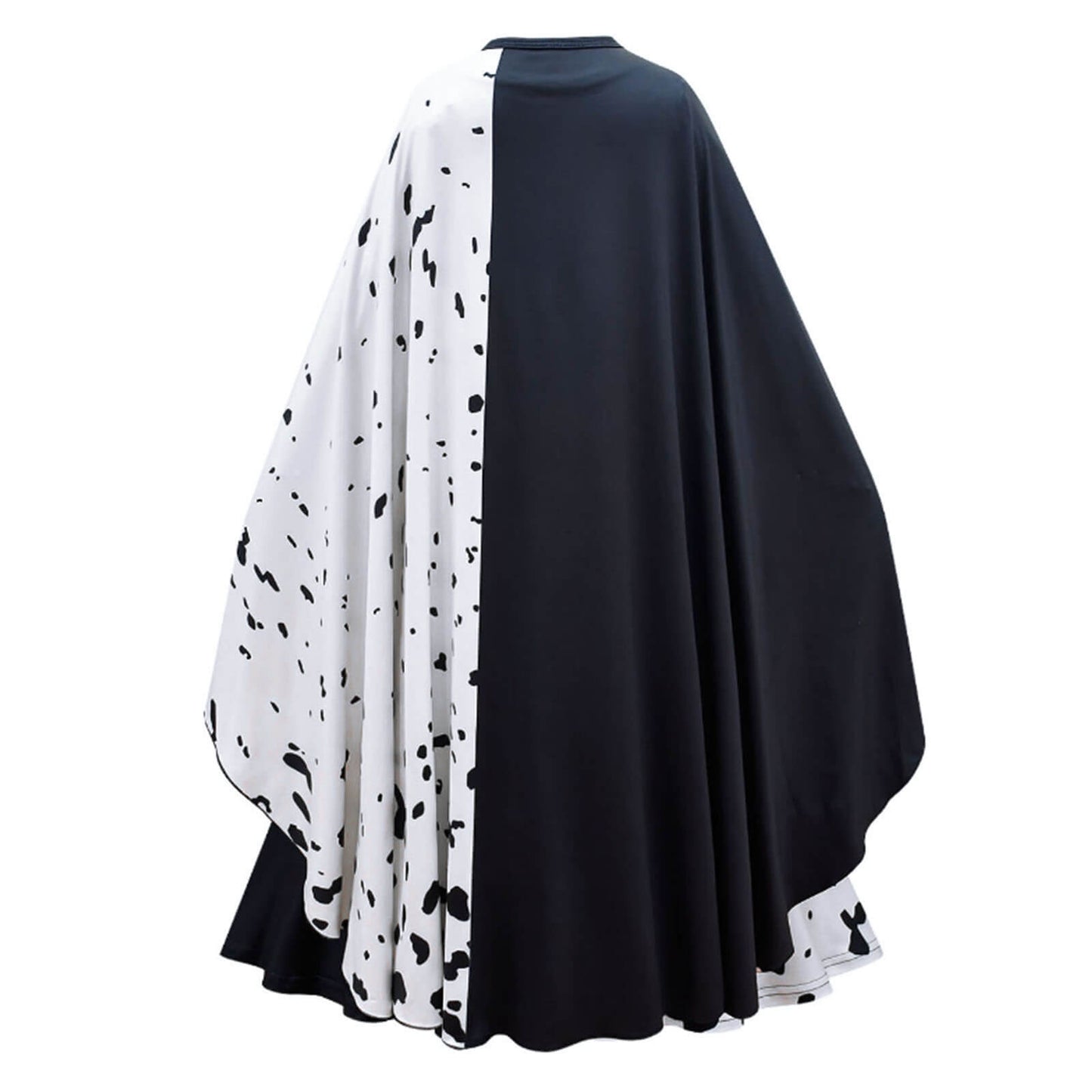 Kids Black/ White Costume Fashion Dress and Accessories Full Set Halloween Cosplay