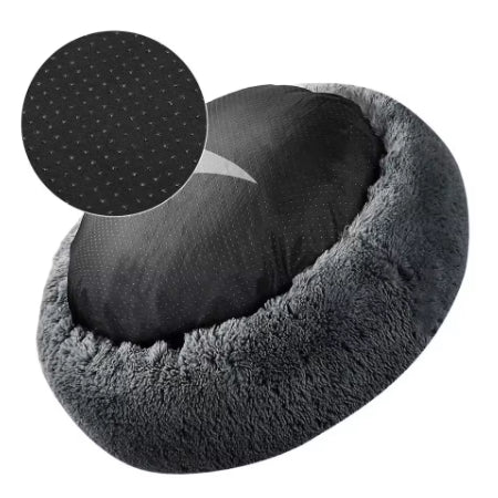 40-90cm Round Pet Bed for Large Dog Bed Super Soft Cat Bed Long Plush Dog House for Medium Dog House Winter Warm Sleeping