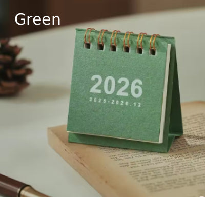 Mini 2026 Calendar Office School Supplies Calendar Desk Calendar monthly Planner Desk Accessories Decor Record Office Stationery