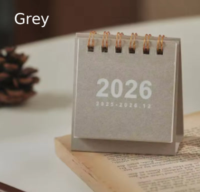 Mini 2026 Calendar Office School Supplies Calendar Desk Calendar monthly Planner Desk Accessories Decor Record Office Stationery