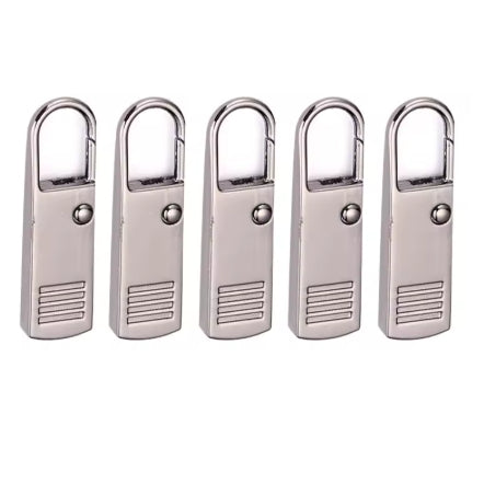 Zipper Pull Tab Replacement Luggage Backpack Zippers Extender Metal Ta