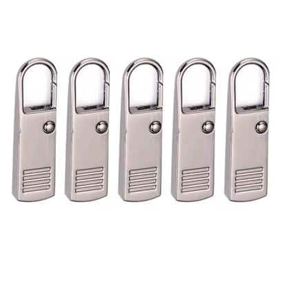 Zipper Pull Tab Replacement Luggage Backpack Zippers Extender Metal Ta