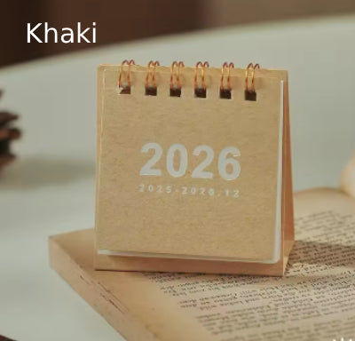 Mini 2026 Calendar Office School Supplies Calendar Desk Calendar monthly Planner Desk Accessories Decor Record Office Stationery