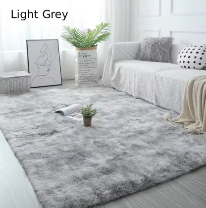 White Fluffy Hall Carpet Modern Living Room Bedroom Home Decor Large Mats Thickened Non-Slip Girl Children's Room Pink Furry Rug