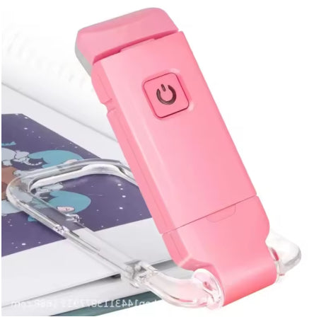 Mini Light Reading Clip Light LED Small Night Light USB Charging Adjustable Brightness Eye Protection Portable