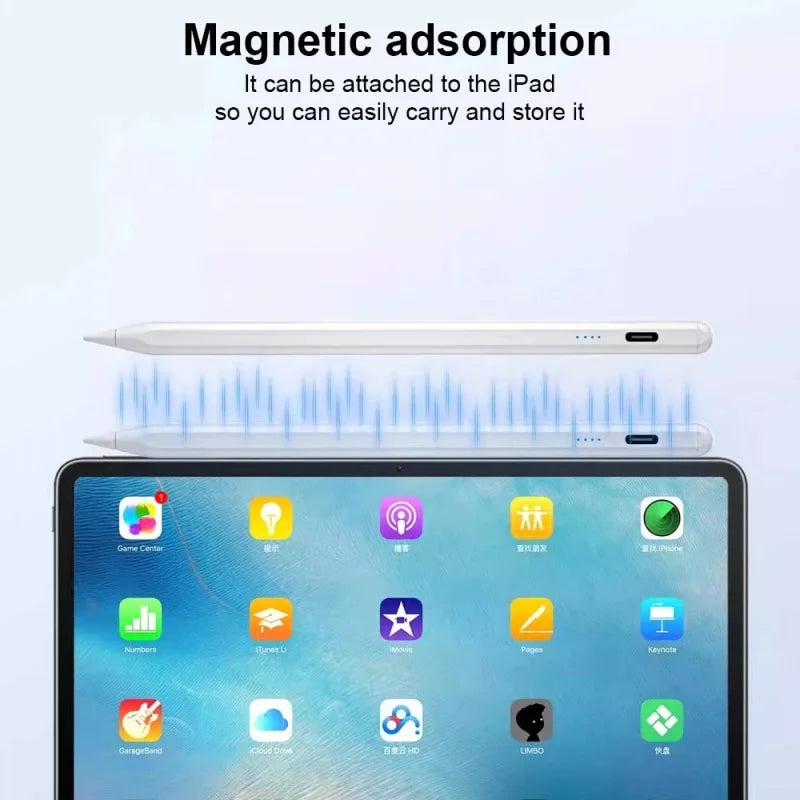 For Apple Pencil 2 1 Palm Rejection Power Display iPad Accessories iPad 2022 2021 2020 2019 2018 Pro 11 12.9 Air Mini Stylus Pen