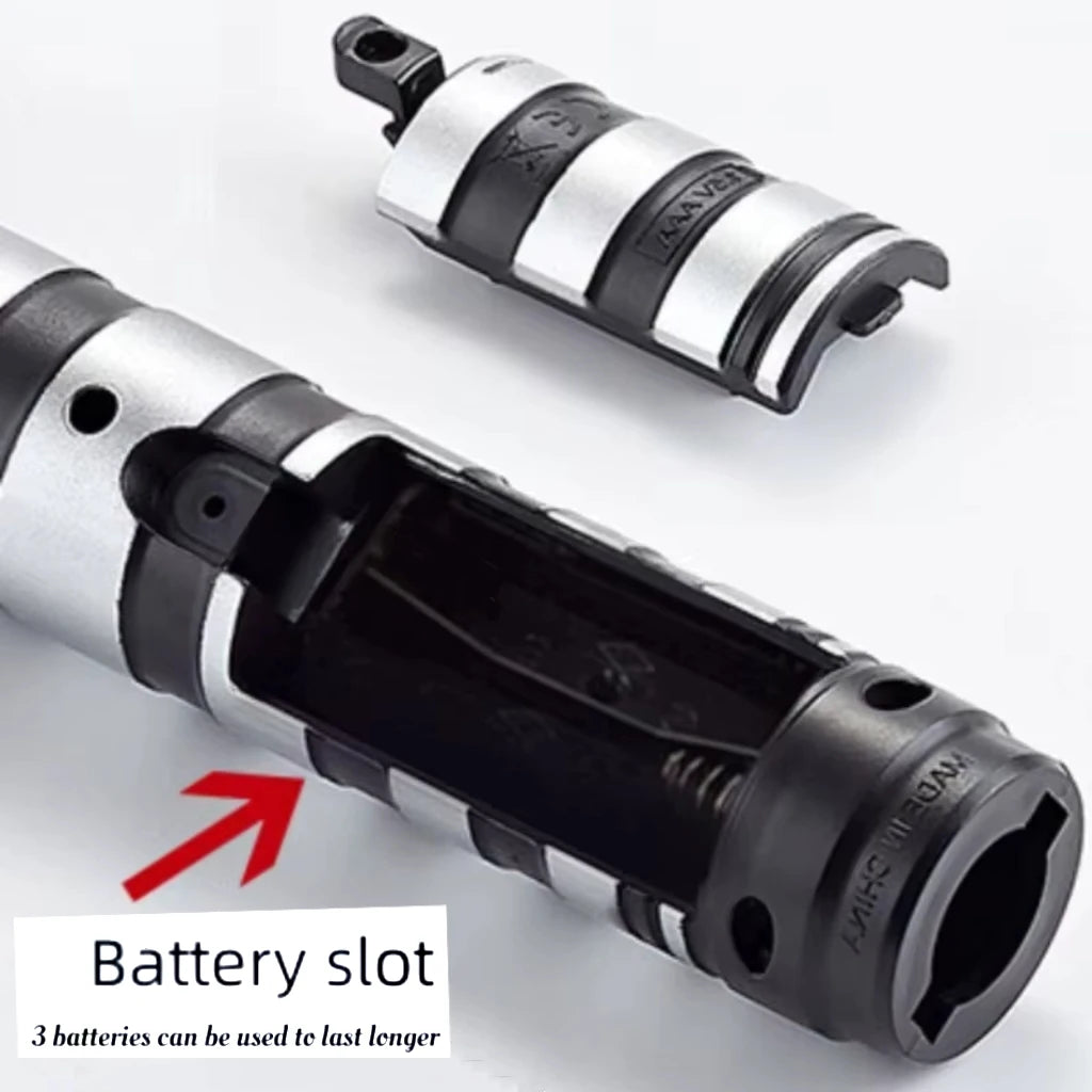 REikirc 75cm RGB  Lightsaber 2 in 1 7 colors Light Saber for 3+ Kids Laser Sword Toy Party Glow Swords