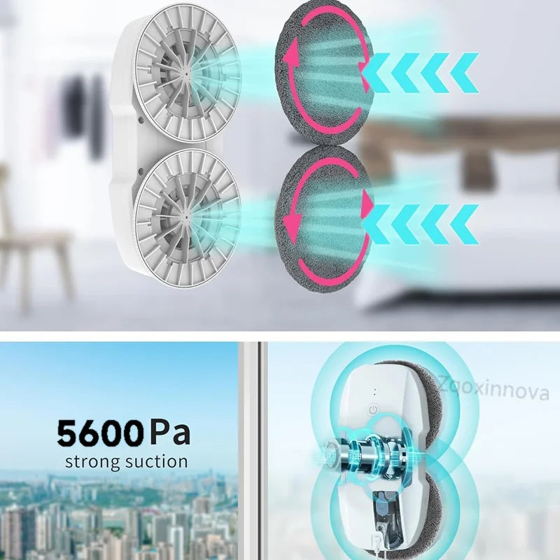 UPS Robot for Washing Windows Vacuum Cleaner Glass Washer Home Appliance Plaster Robot Smart Cleaning Robot Electric Floor Mops