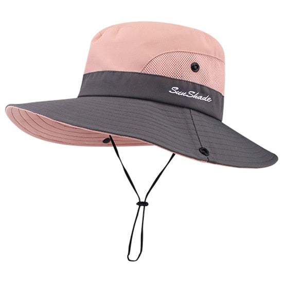 Women Wide Brim UV Protection Sun Hat Summer Men's And Women's Outdoor Sports Hats