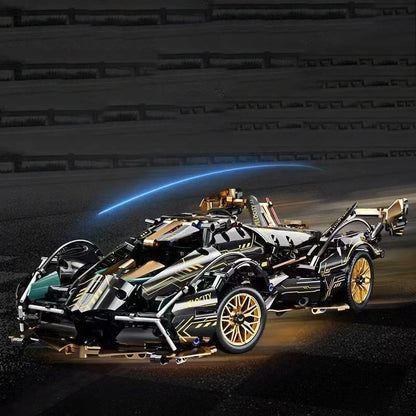 1690 Piece V12 Model Car Building Block Set - Upgraded Version, Durable Abs Material, Perfect Choice for Home Decoration and Gifts, Christmas/Halloween