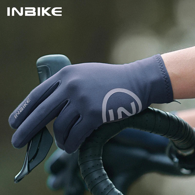 INBIKE Autumn Winter Thermal Bicycle Gloves Touch Screen Men Women MTB Road BikeGloves  Sports Fitness Outdoor Cycling Gloves