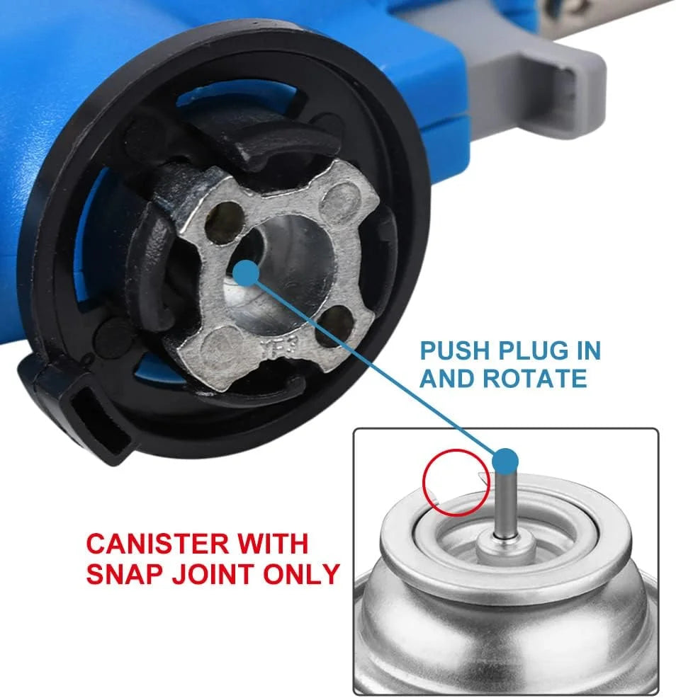 Camping Baking Barbecue Gas Torch Welding Fire Maker Lighter Butane Burner Flame Metal Flame Gun WeldingTorch Lighter Heating