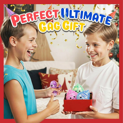 Novelty Squishy Poo Stress Ball Squishies Toys Glitter Funny Stretch Squeeze Fidget Toys for Kids Adults Fool's Day Prank Gift