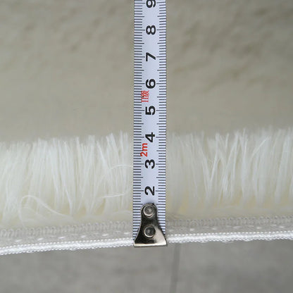 White Fluffy Hall Carpet Modern Living Room Bedroom Home Decor Large Mats Thickened Non-Slip Girl Children's Room Pink Furry Rug