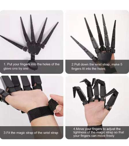 Extended Skeleton Fingers